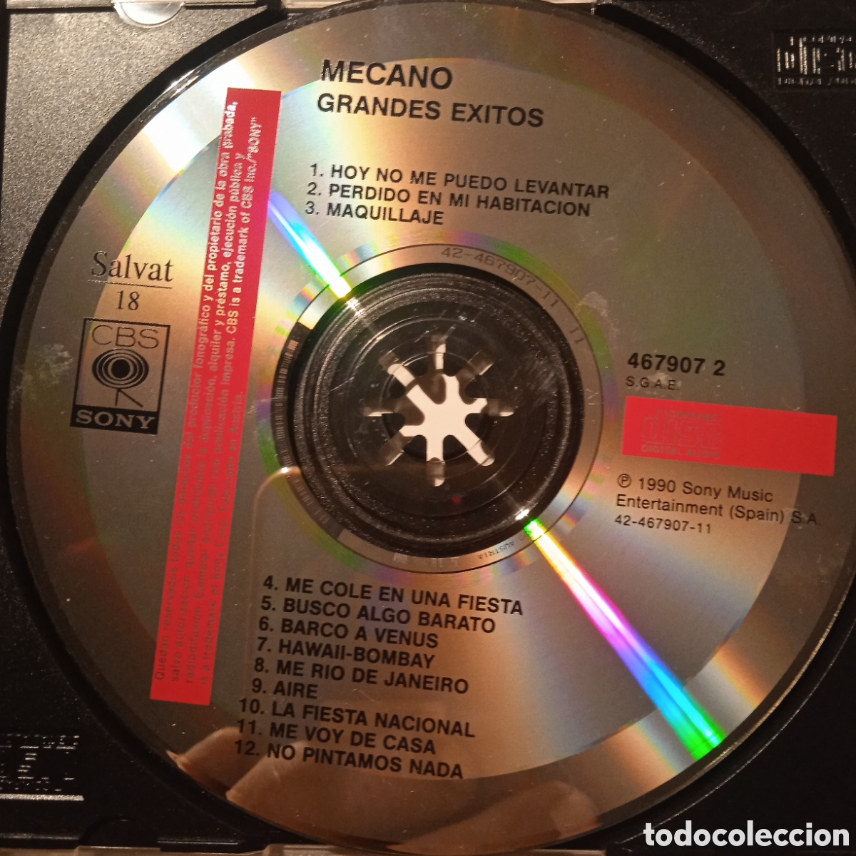 CDs de m&uacute;sica: Mecano &eacute;xitos,1990,salvat 18 - Foto 3