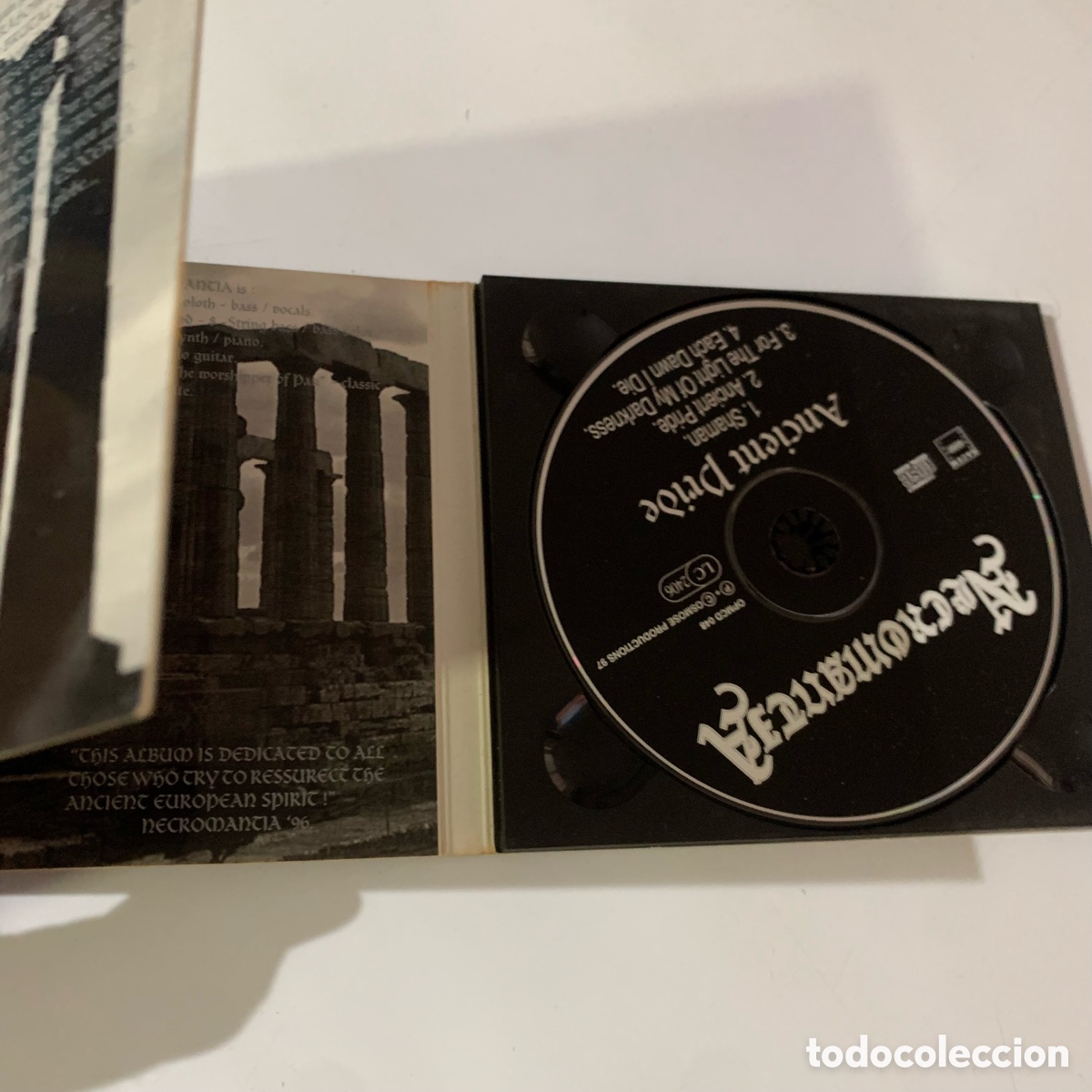 CDs de m&uacute;sica: Cd Necromantia - Ancient Pride de 1997 - Foto 2