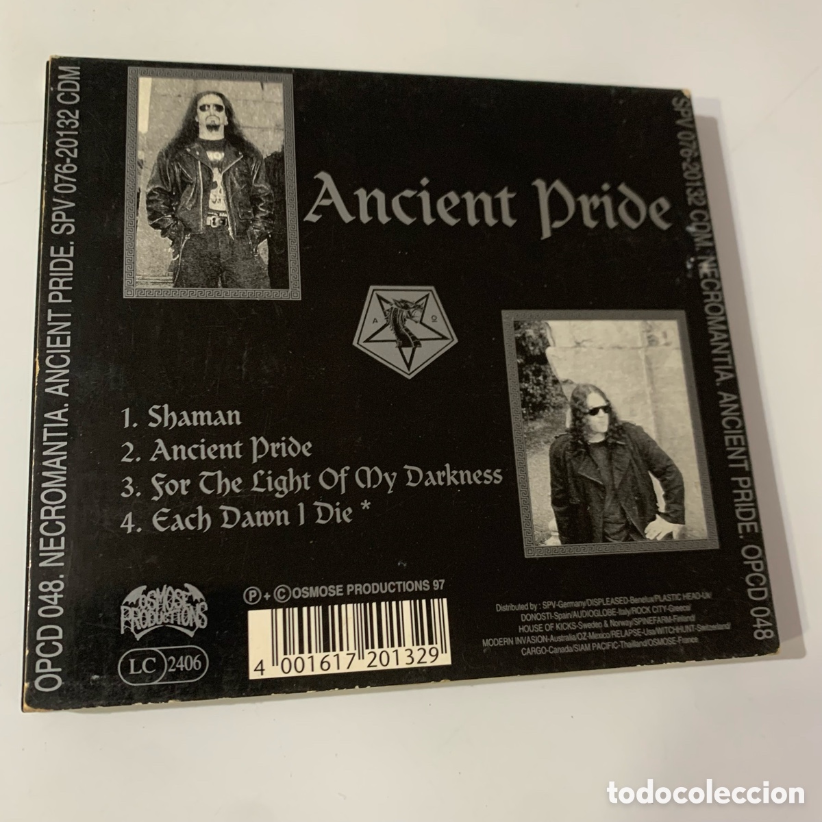 CDs de m&uacute;sica: Cd Necromantia - Ancient Pride de 1997 - Foto 3
