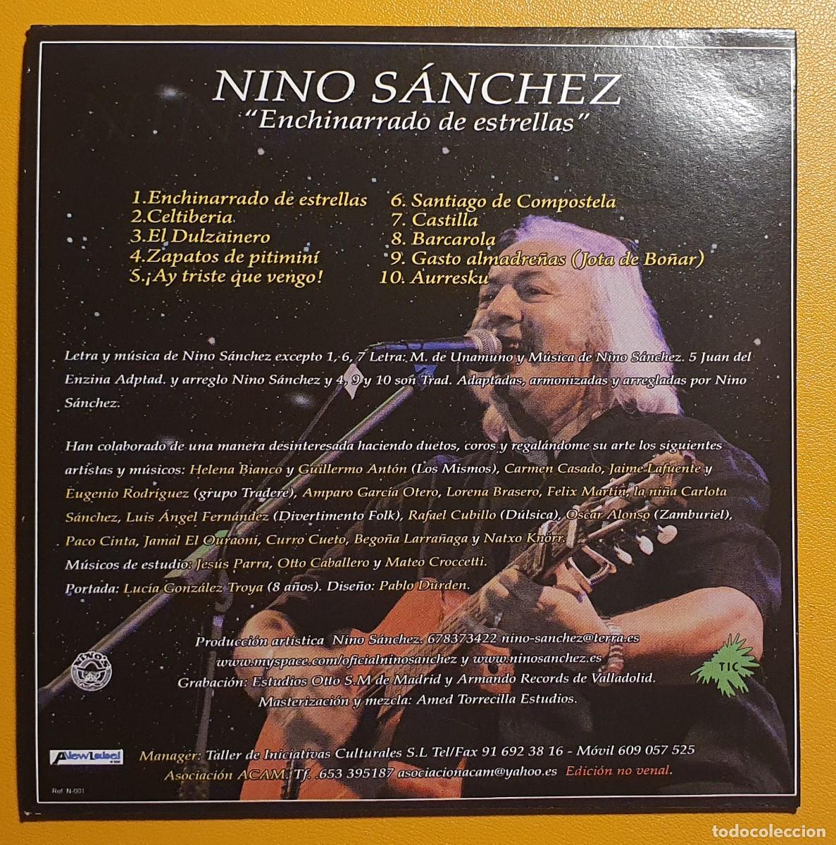 CDs de m&uacute;sica: NINO SANCHEZ - ENCHINARRADO DE ESTRELLAS - Foto 2