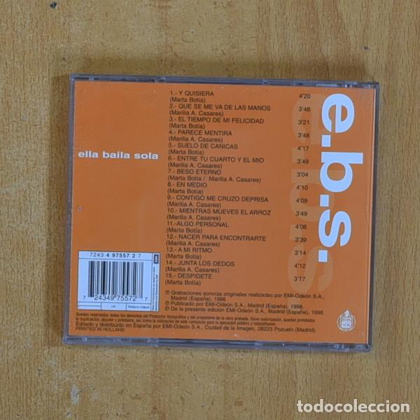 CDs de m&uacute;sica: ELLA BAILA SOLA - EBS - CD - Foto 2