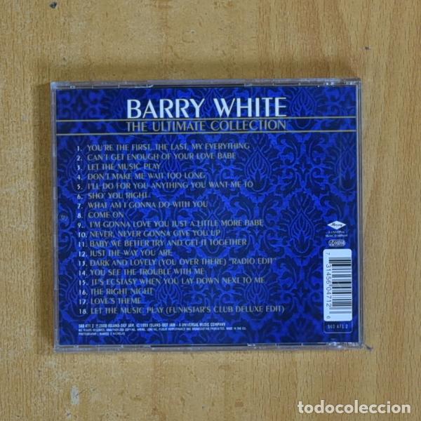 CDs de m&uacute;sica: BARRY WHITE - THE ULTIMATE COLLECTION - CD - Foto 2