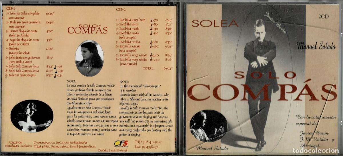 CDs de m&uacute;sica: SOLO COMPAS. CD-FLA-1287 - Foto 1
