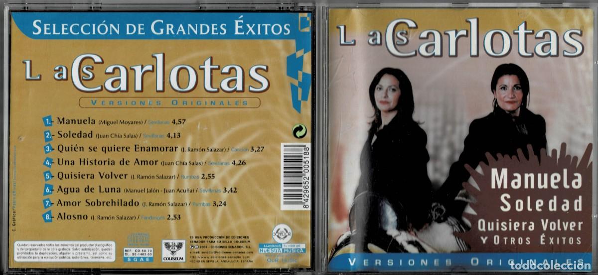 CDs de m&uacute;sica: LAS CARLOTAS. CD-FLA-1297 ,3 - Foto 1