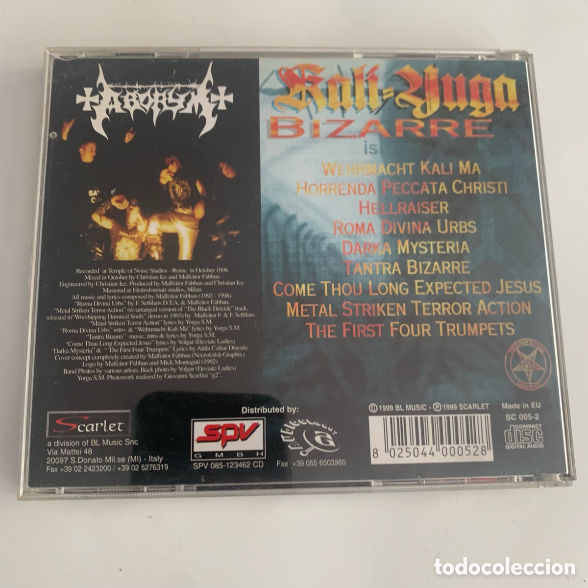 CDs de m&uacute;sica: Cd Aborym - Kali-Yuga Bizarre de 1999 - Foto 3