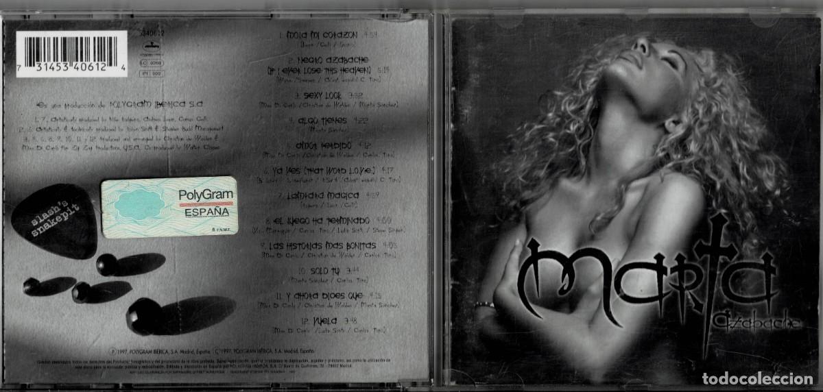 CDs de m&uacute;sica: MARTA AZABACHE. CD-SOLESP-1166 - Foto 1