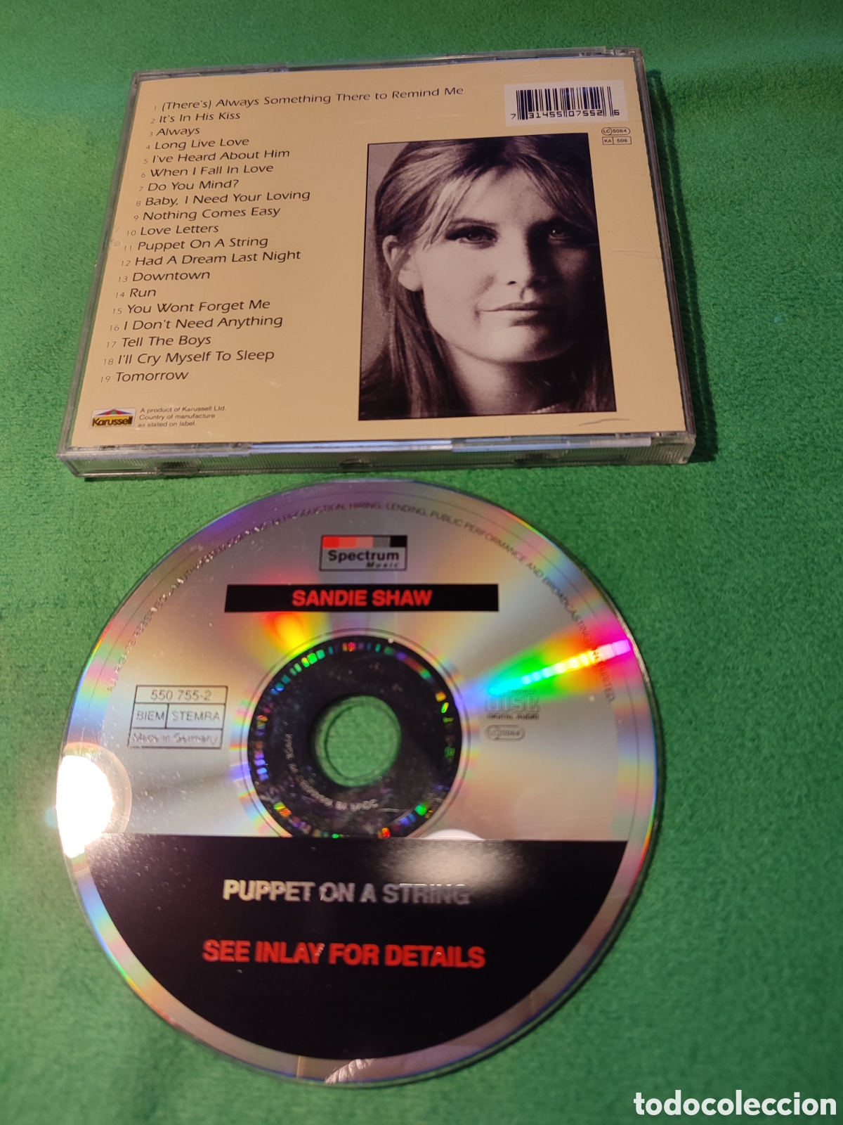 CDs de m&uacute;sica: Sandie Shaw - Puppet on a String - Foto 2