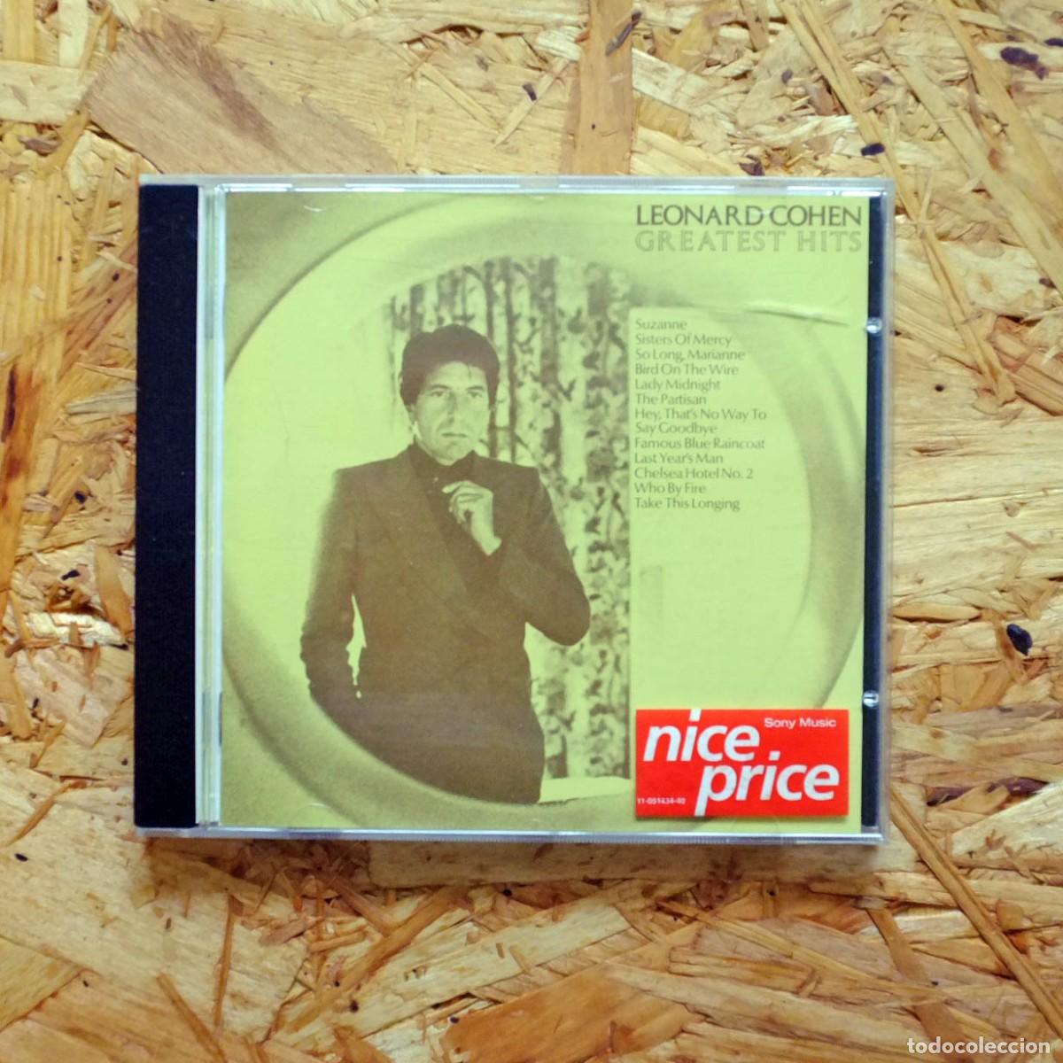 CDs de m&uacute;sica: Leonard Cohen. Greatest Hits. CD - Foto 1