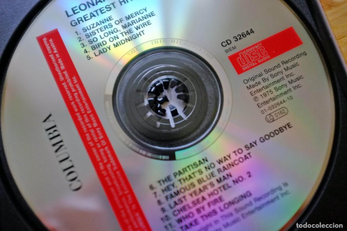 CDs de m&uacute;sica: Leonard Cohen. Greatest Hits. CD - Foto 4