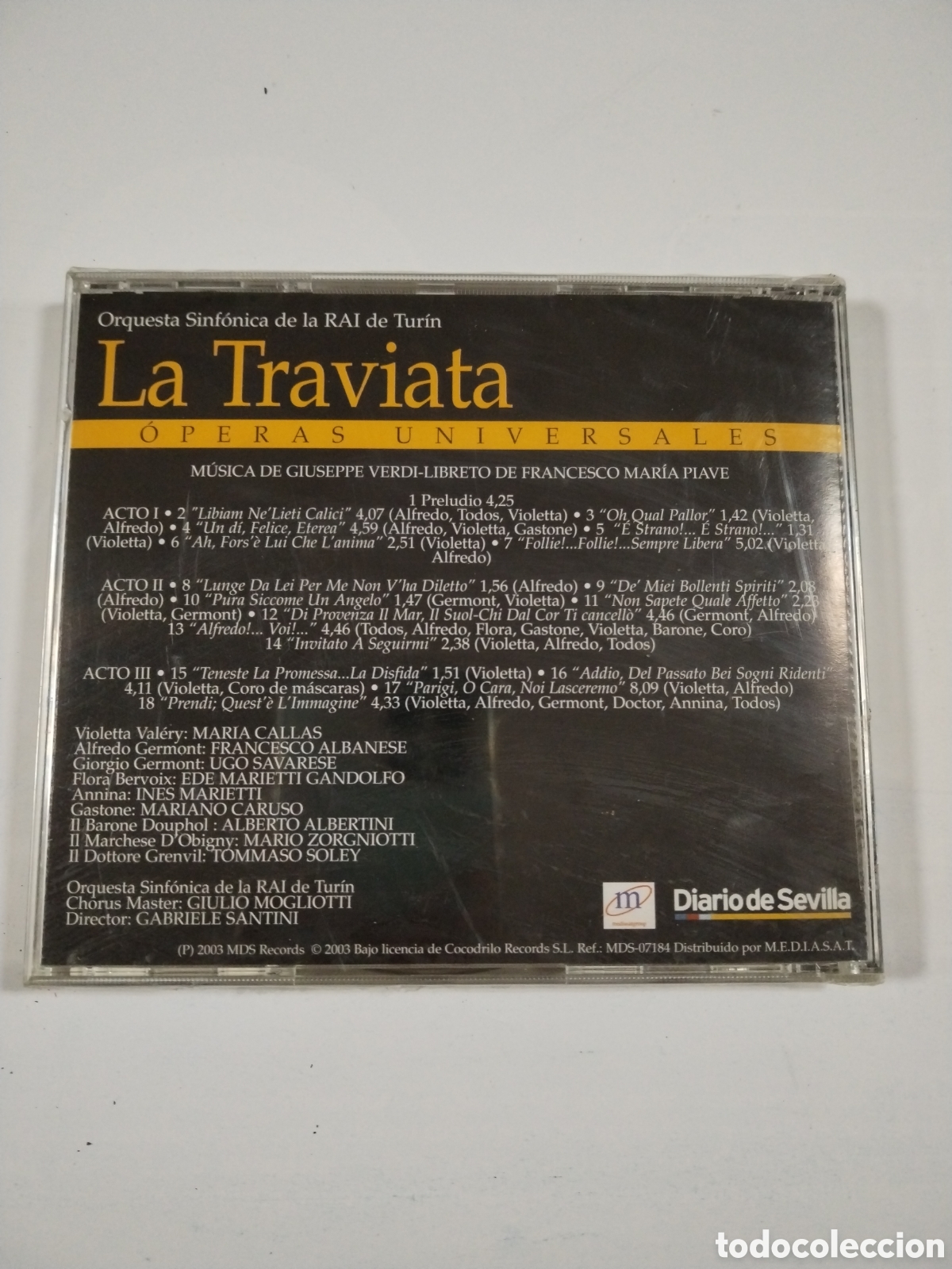 CDs de m&uacute;sica: OPERAS UNIVERSALES. La Traviata. CD Precintado - Foto 2