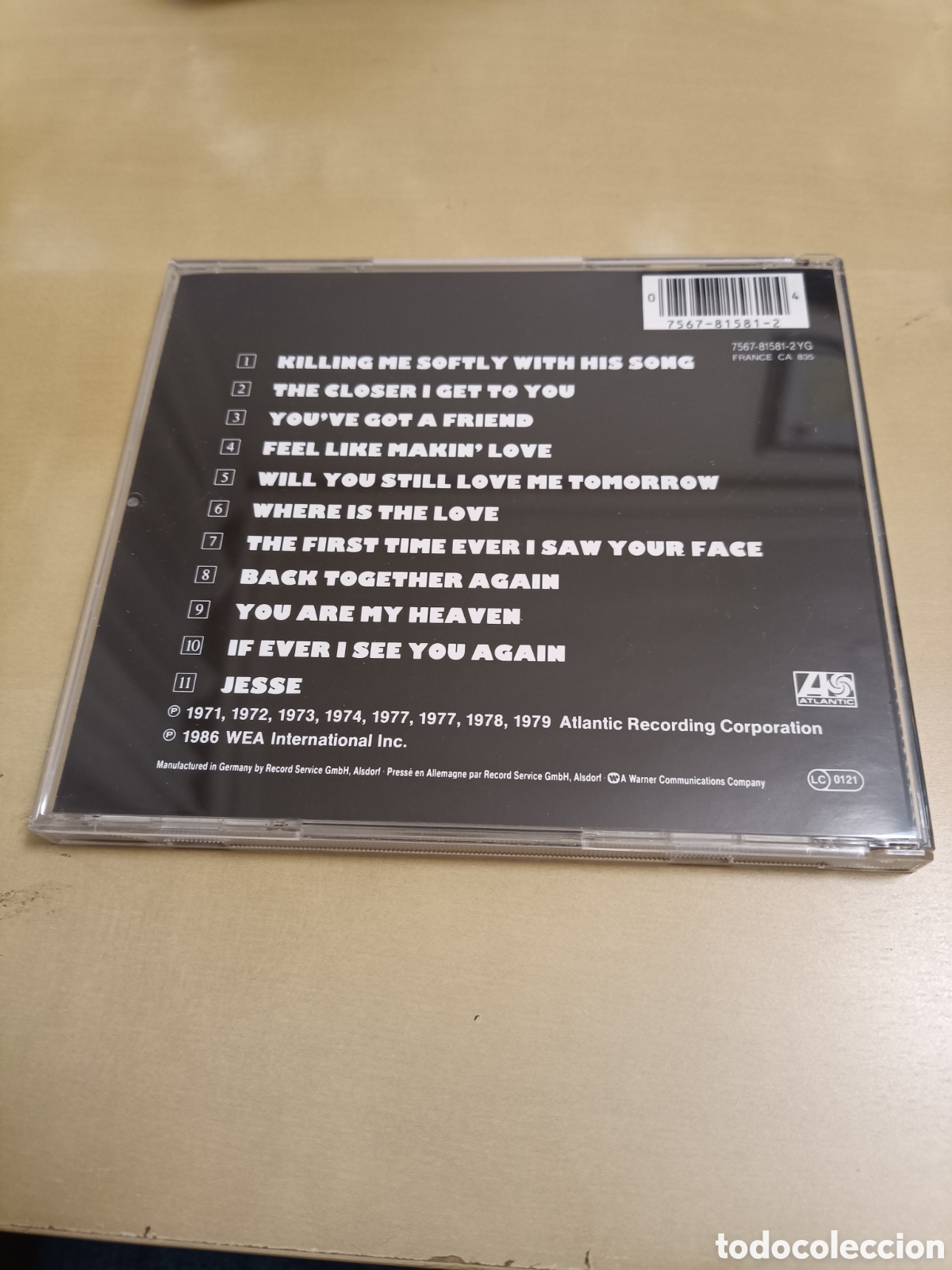 CDs de m&uacute;sica: CD ROBERTA FLACK - THE BEST OF - Foto 2