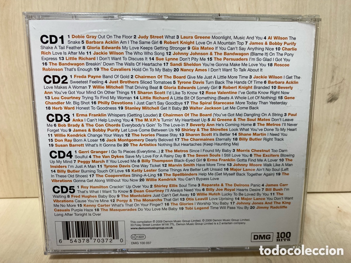 CDs de m&uacute;sica: Various - 100 Hits Northern Soul (5xCD, Comp) - Foto 2