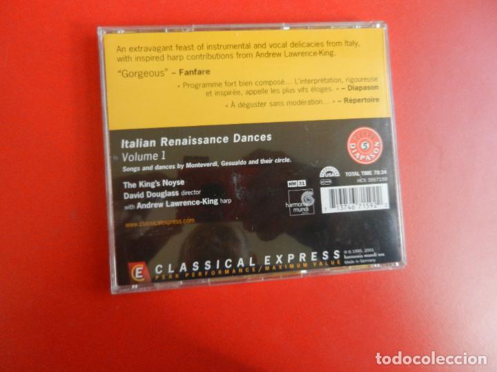 CDs de m&uacute;sica: ITALIAN RENAISSANCE DANCES - VOL 1 CD - Foto 3