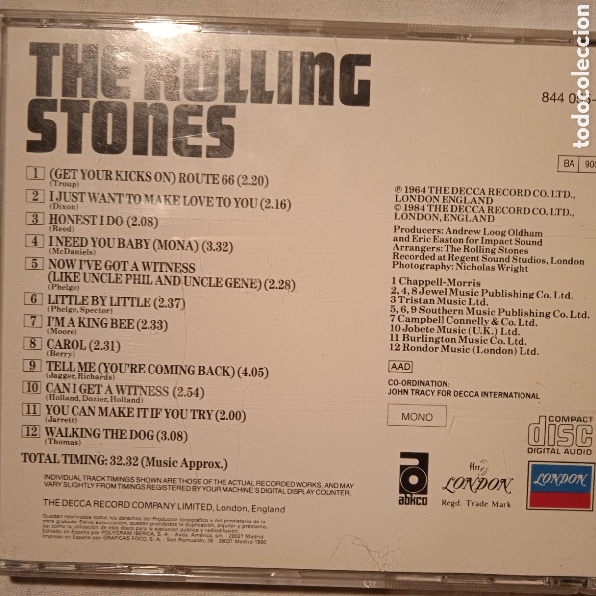 CDs de m&uacute;sica: The rolling Stones,1964/1990 - Foto 2