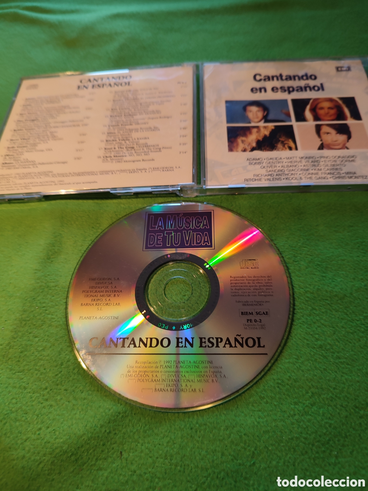 CDs de m&uacute;sica: Cantando en espa&ntilde;ol - Varios - Foto 2