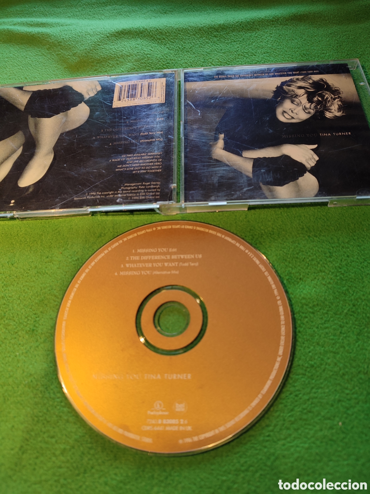CDs de m&uacute;sica: Tina Turner Missing you Maxi cd - Foto 2