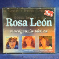 CDs de Música: ROSA LEÓN – DISCOGRAFÍA BÁSICA: ROSA SE ESTÁ BUSCANDO EN EL ESPEJO - CUENTA CONMIGO - 3 CD