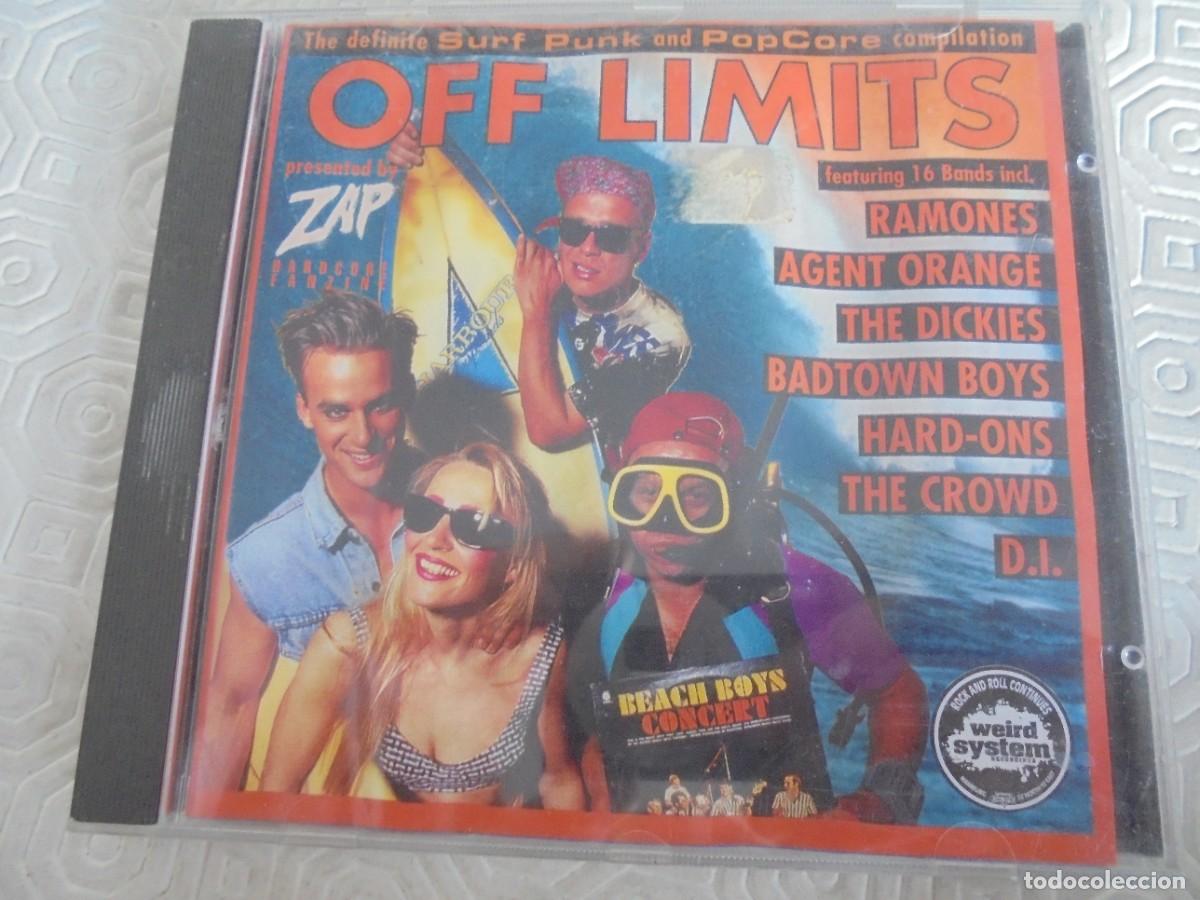 CDs de m&uacute;sica: OFF LIMITS. THE DEFINITE PUNK AND POPCORE COMPILATION. COMPACTO. - Foto 1