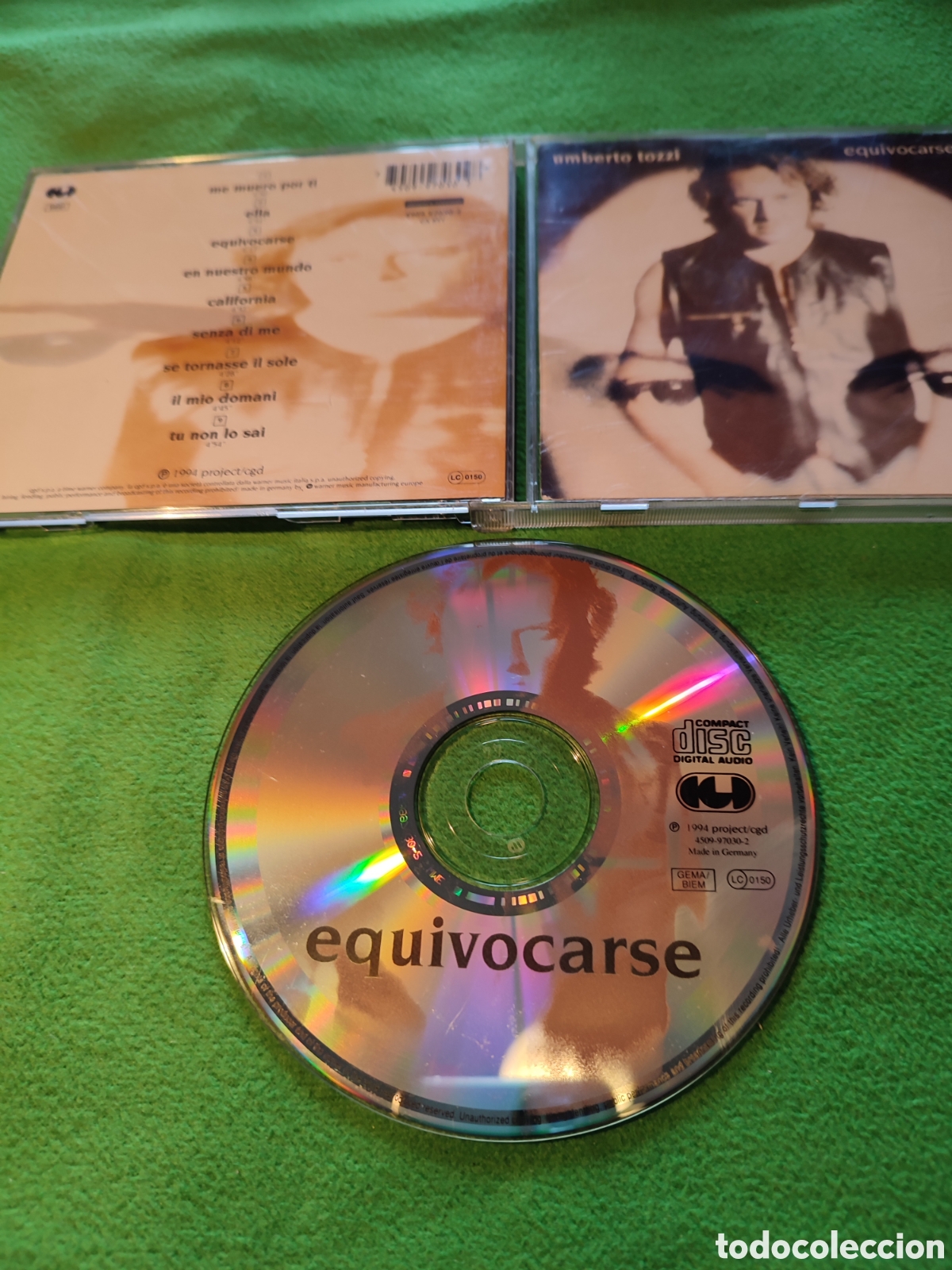 CDs de m&uacute;sica: Umberto Tozzi - Equivocarse - Foto 2