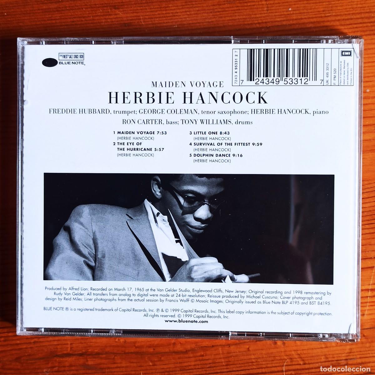 CDs de m&uacute;sica: CD Herbie Hancock &ndash; Maiden Voyage - Foto 2