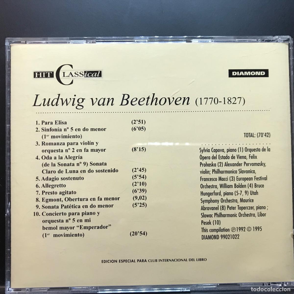 CDs de m&uacute;sica: Hit Classical Collection ● Beethoven: 5&ordf; Sinfonia ● [CD] - Foto 2