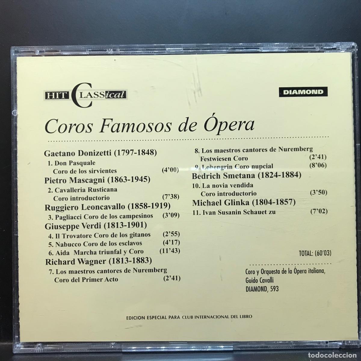 CDs de m&uacute;sica: Hit Classical Collection ● Coros Famosos de &Oacute;pera ● [CD] - Foto 2