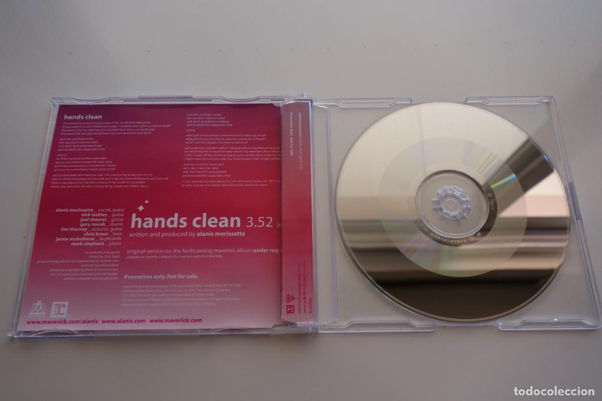 CDs de m&uacute;sica: ALANIS MORISETTE: Hands Clean. CD SINGLE PROMOCIONAL - Foto 2