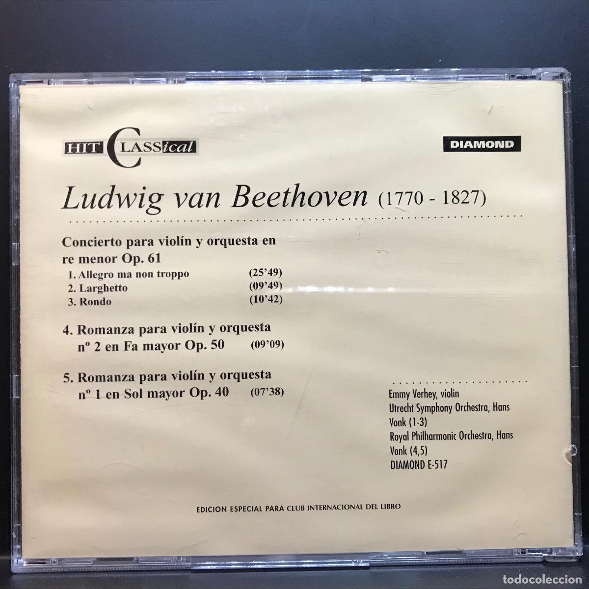 CDs de m&uacute;sica: Hit Classical Collection ● Beethoven: Concierto para Viol&iacute;n ● [CD] - Foto 2