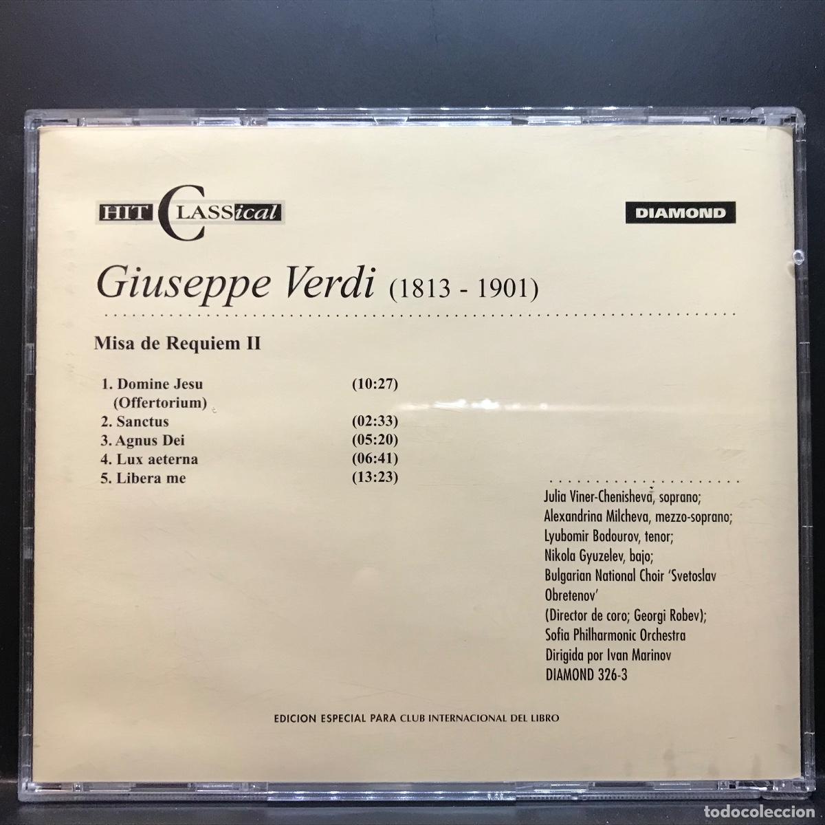 CDs de m&uacute;sica: Hit Classical Collection ● Verdi: Misa de Requiem 2 ● [CD] - Foto 2