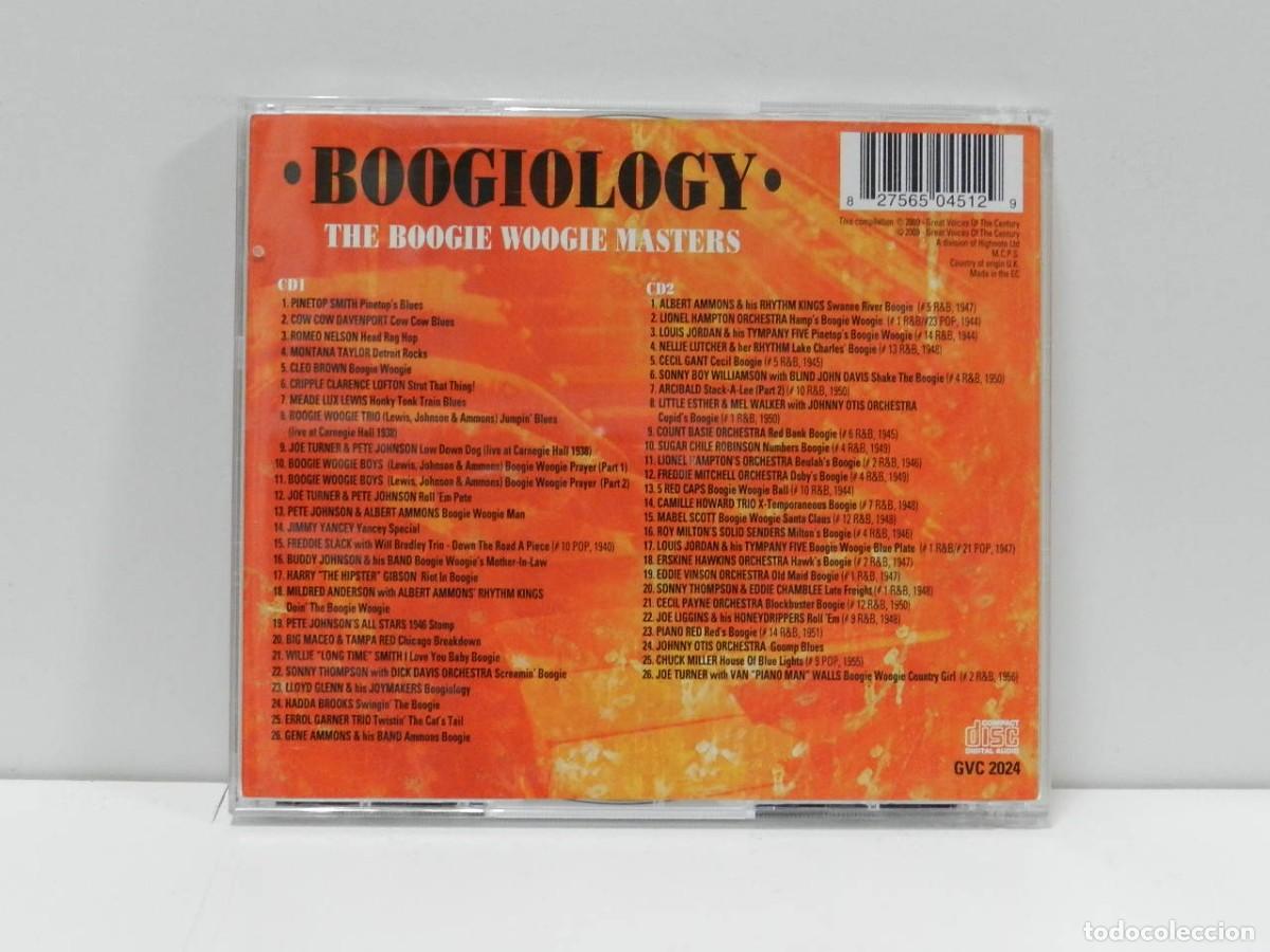 CDs de m&uacute;sica: DISCO 2 X CD. Boogiology - The Boogie Woogie Masters. COMPACT DISC. - Foto 2
