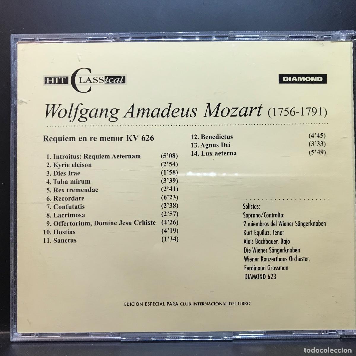 CDs de m&uacute;sica: Hit Classical Collection ● Mozart: Requiem ● [CD] - Foto 2