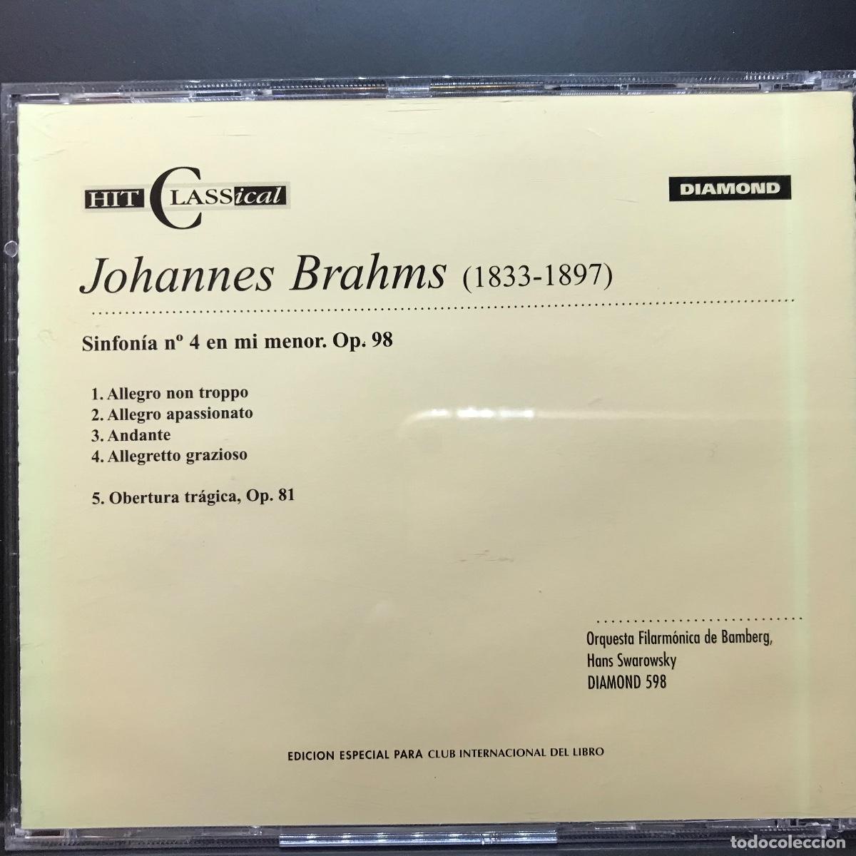 CDs de m&uacute;sica: Hit Classical Collection ● Symphony No. 4 (Brahms) ● [CD] - Foto 2