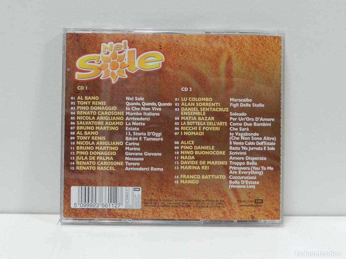 CDs de m&uacute;sica: DISCO 2 X CD. Nel Sole. COMPACT DISC. - Foto 2