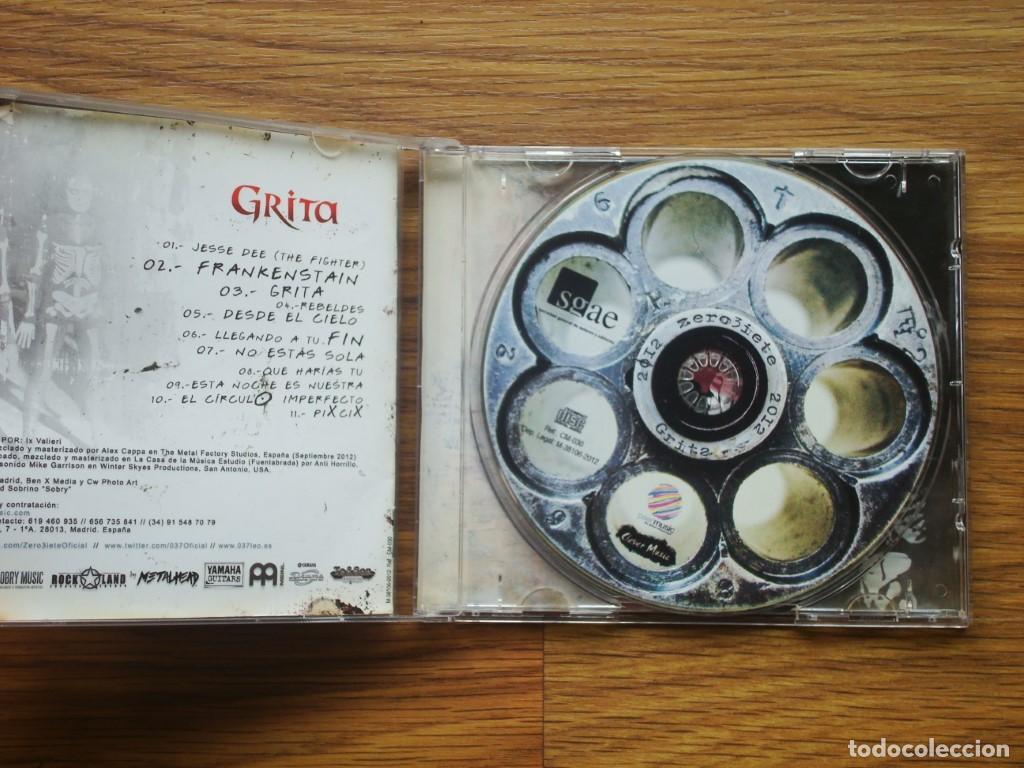 CDs de m&uacute;sica: Zero3iete - Grita (037 Leo) - Foto 2