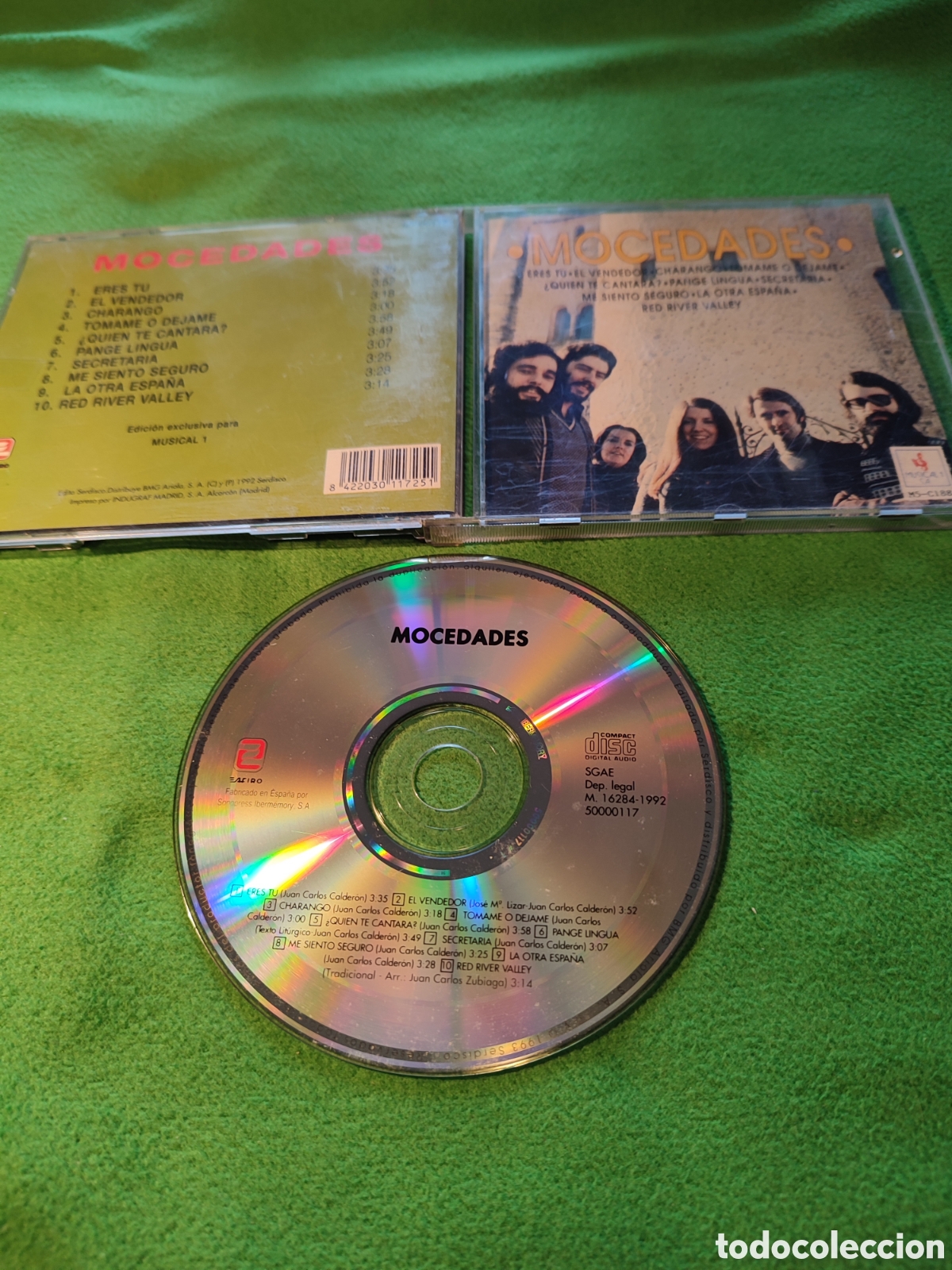 CDs de m&uacute;sica: Mocedades - Same Edici&oacute;n 1992 - Foto 2