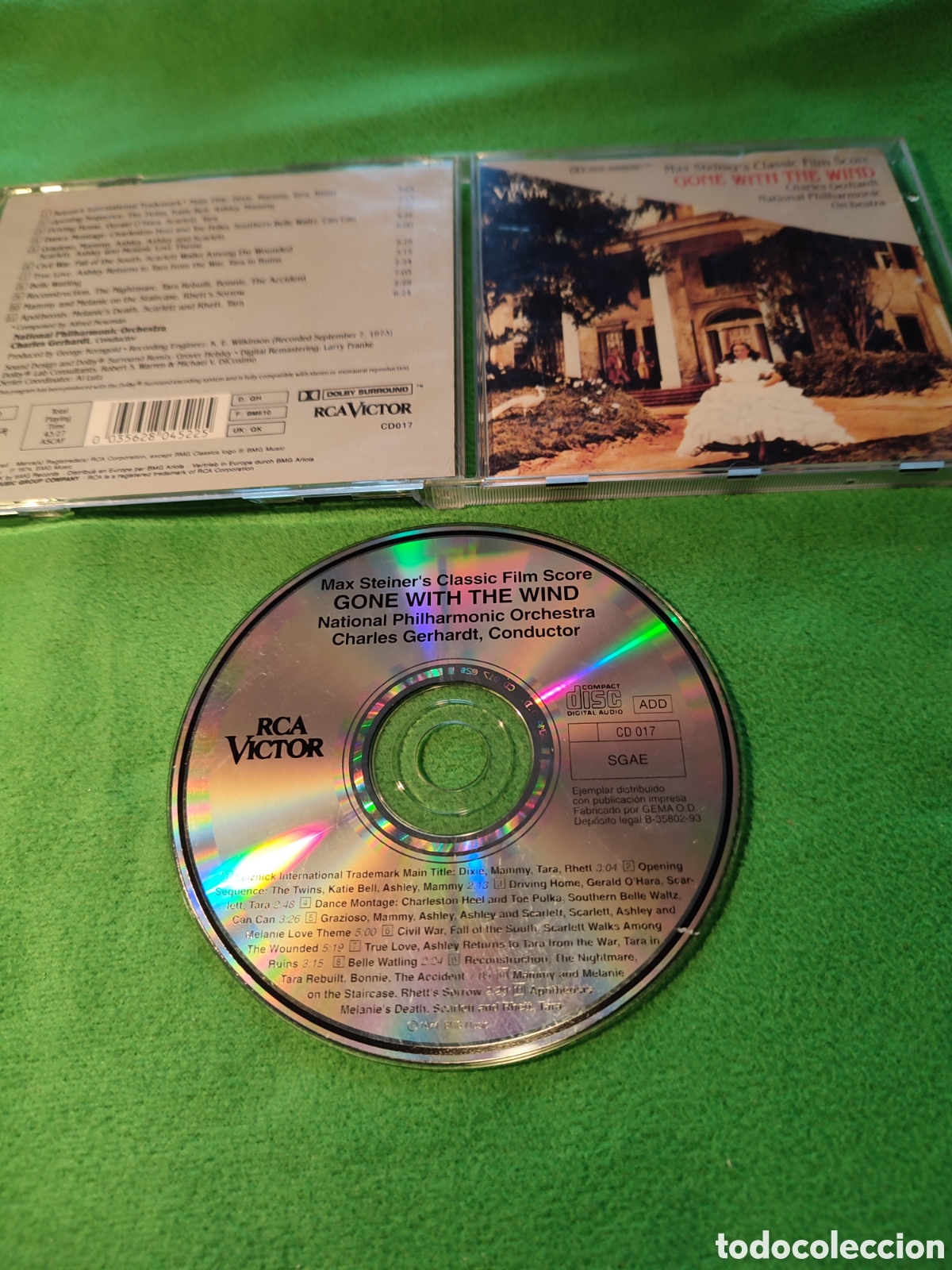 CDs de m&uacute;sica: Max Steiner - BSO Lo que el viento se llev&oacute; - Foto 2