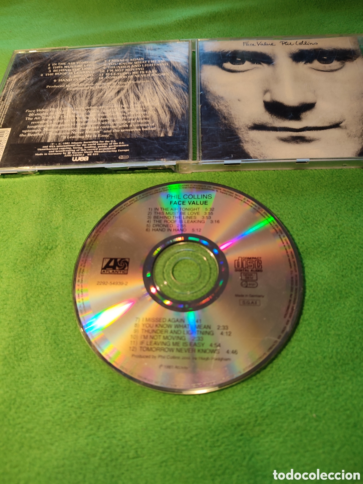 CDs de m&uacute;sica: Phil Collins - Face value - Foto 2