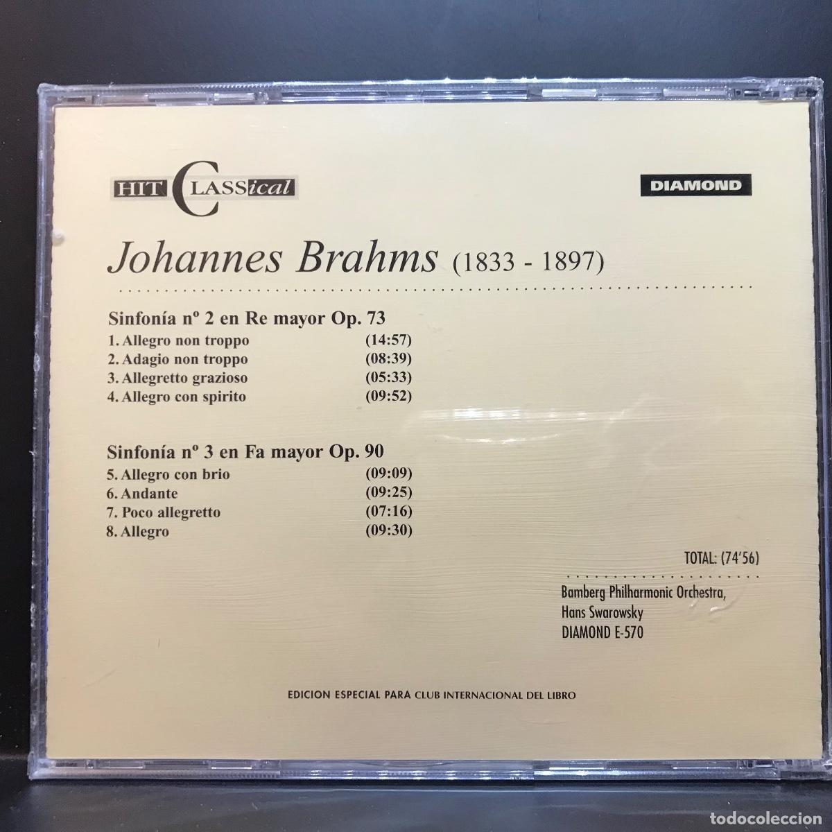 CDs de m&uacute;sica: Hit Classical Collection ● Brahms: Symphonies n&deg; 2 et n&deg; 3 ● [CD] - Foto 2