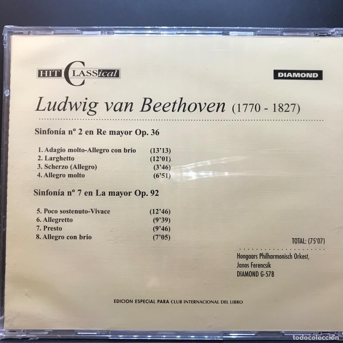CDs de m&uacute;sica: Hit Classical Collection ● Beethoven : Symphonies 2 & 7 ● [CD] - Foto 2