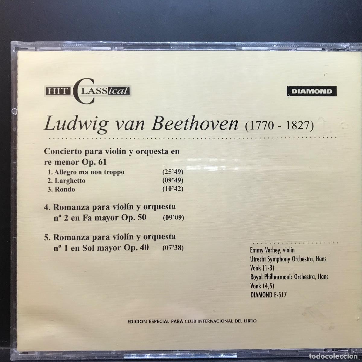 CDs de m&uacute;sica: Hit Classical Collection ● Beethoven : concierto para Violin ● [CD] - Foto 2