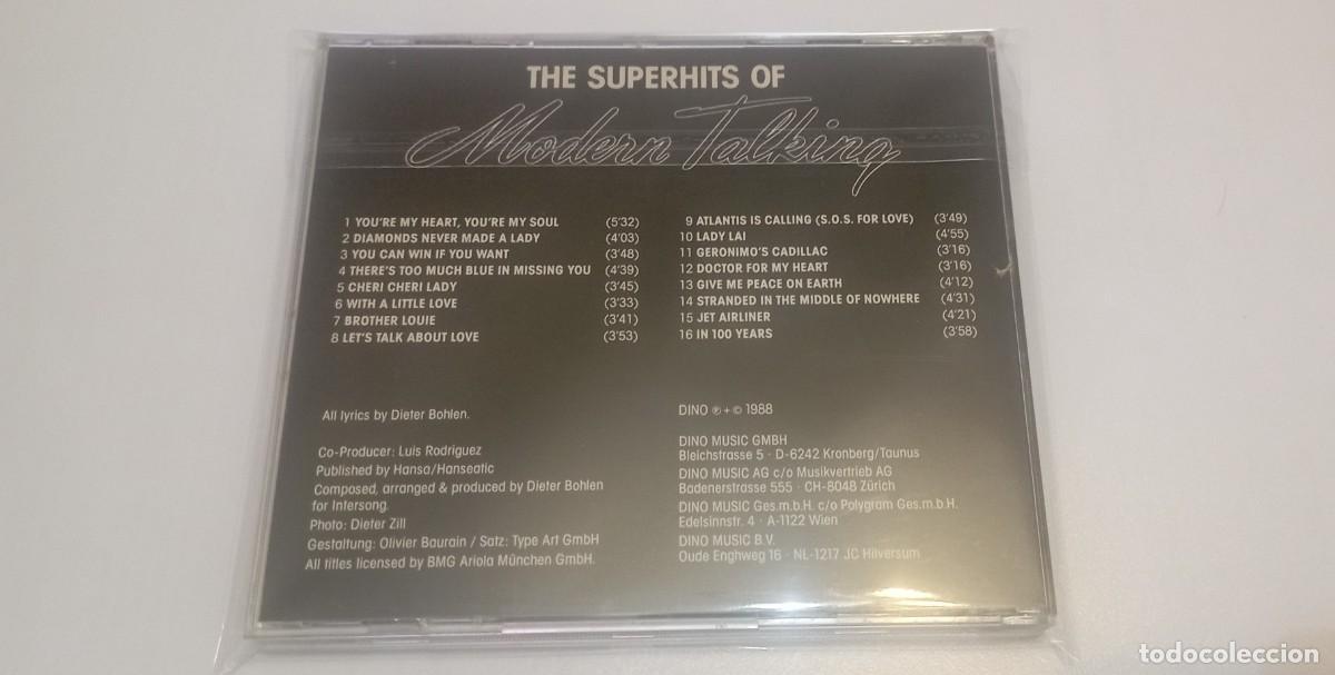 CDs de m&uacute;sica: Cd Modern Talking Superhits 1988 muy raro - Foto 2