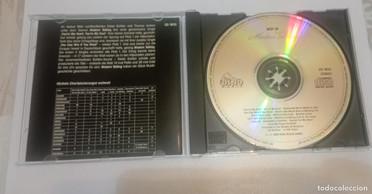 CDs de m&uacute;sica: Cd Modern Talking Superhits 1988 muy raro - Foto 4