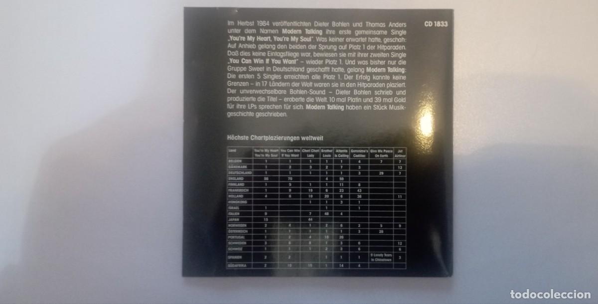 CDs de m&uacute;sica: Cd Modern Talking Superhits 1988 muy raro - Foto 7