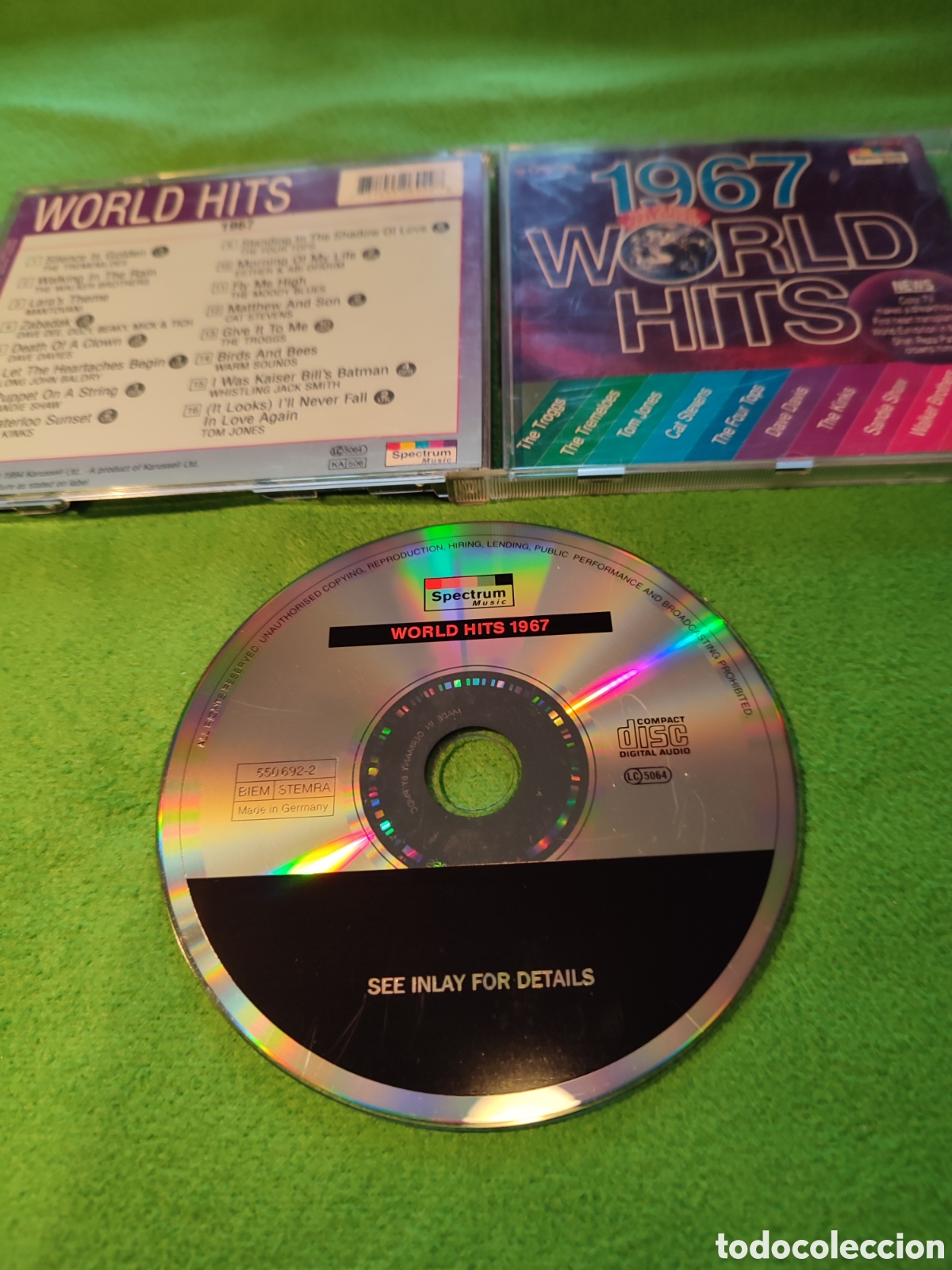 CDs de m&uacute;sica: 1967 World Hits - Varios - Foto 2
