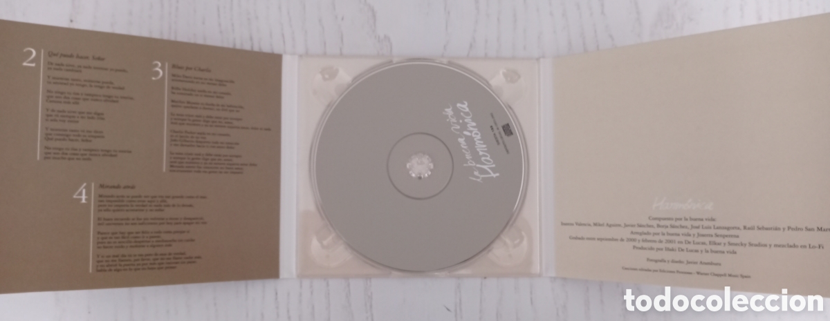 CDs de m&uacute;sica: LA BUENA VIDA HARM&Oacute;NICA 2002 CD DIGIPACK - Foto 3