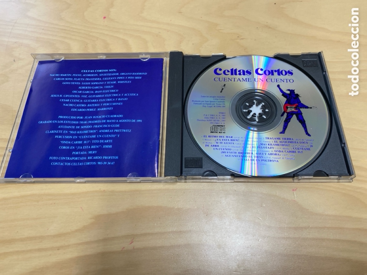 CDs de m&uacute;sica: Celtas Cortos - Cu&eacute;ntame Un Cuento - Foto 3