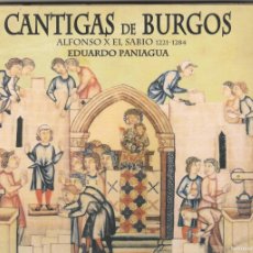 CDs de Música: CANTIGAS DE BURGOS - ALFONSO X EL SABIO - EDUARDO PANIAGUA (CD PNEUMA 2008)