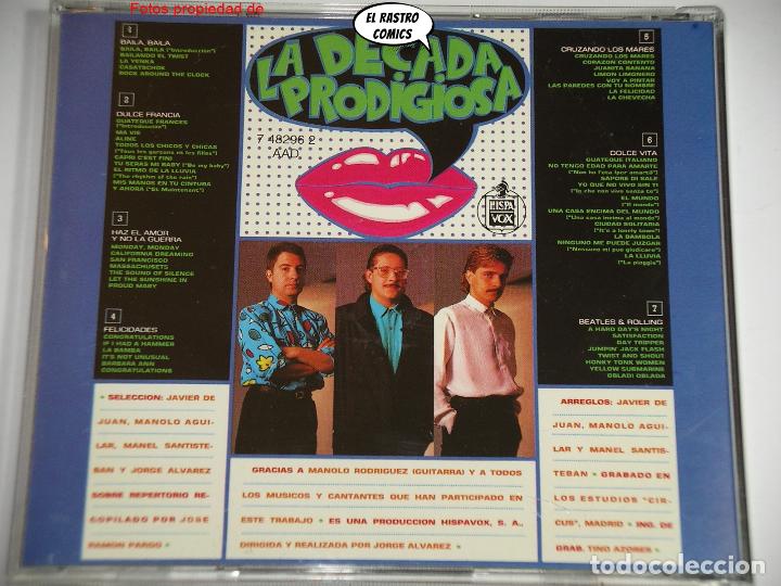 CDs de m&uacute;sica: La D&eacute;cada Prodigiosa 2, II, CD Hispavox, 1987 - Foto 2