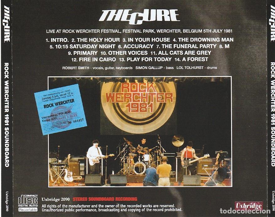 CDs de m&uacute;sica: CD The CURE - Live Rock Werchter 1981 - Foto 2