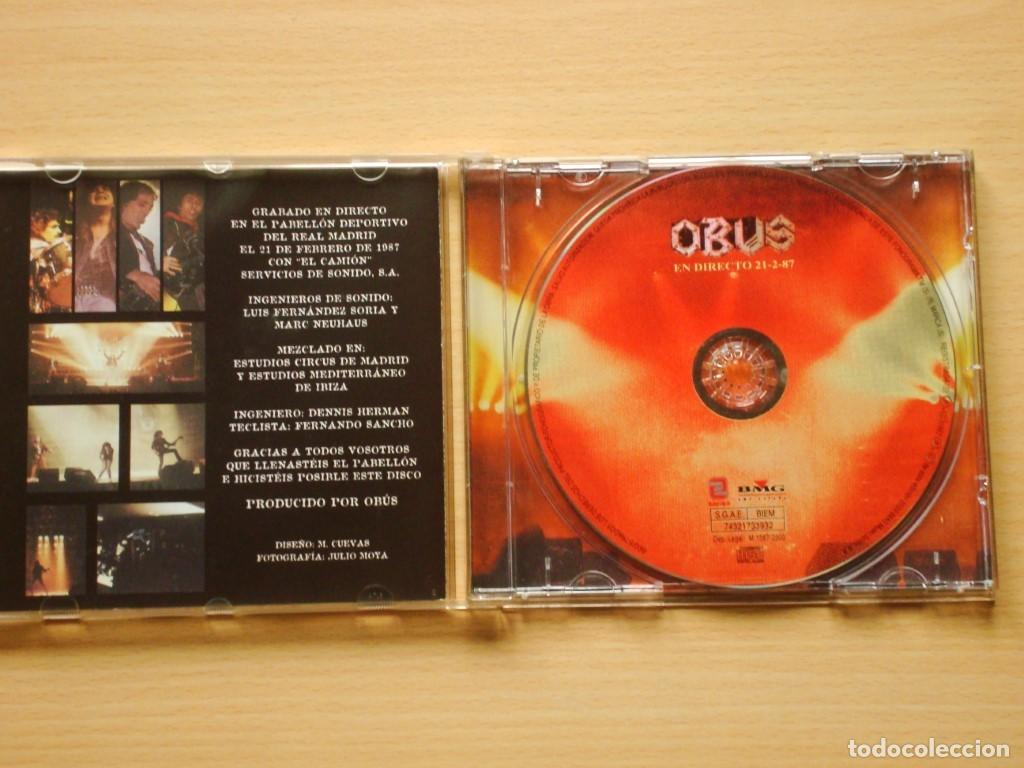 CDs de m&uacute;sica: Obus - En directo 21-2-87 - Foto 2